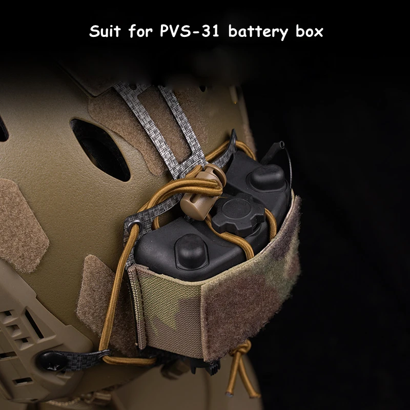 PVS31 estuche batería casco táctico NVG para FAST Airsoft - imagen 5