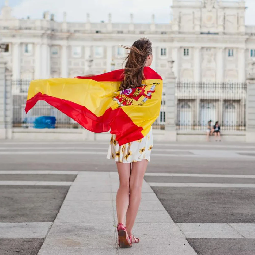 Bandera España Xiangying poliéster 90x150cm – Interior y exterior - imagen 2
