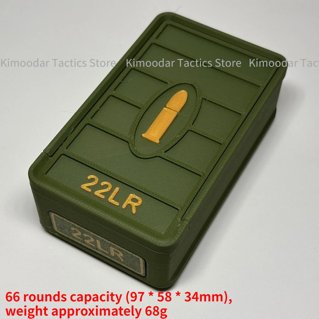 Caja de balas .22LR con tapa deslizante y diseño 3D - imagen 4