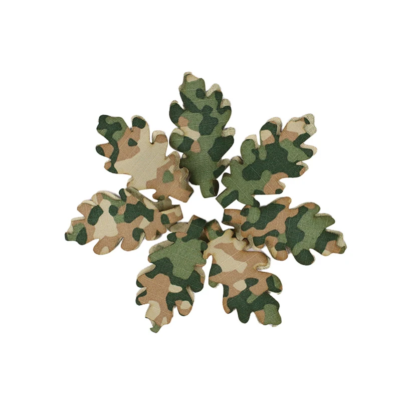 Casco táctico cubierta ghillie 3D camuflaje hojas airsoft - imagen 5