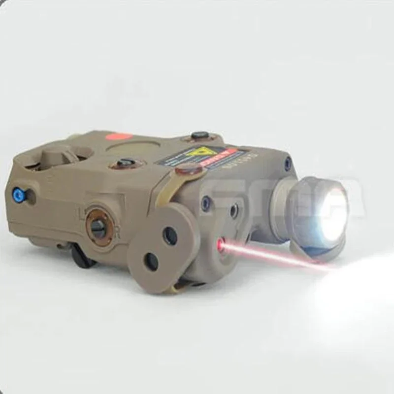 FMA AN/PEQ-15 táctico: láser rojo, linterna blanca e IR, Picatinny