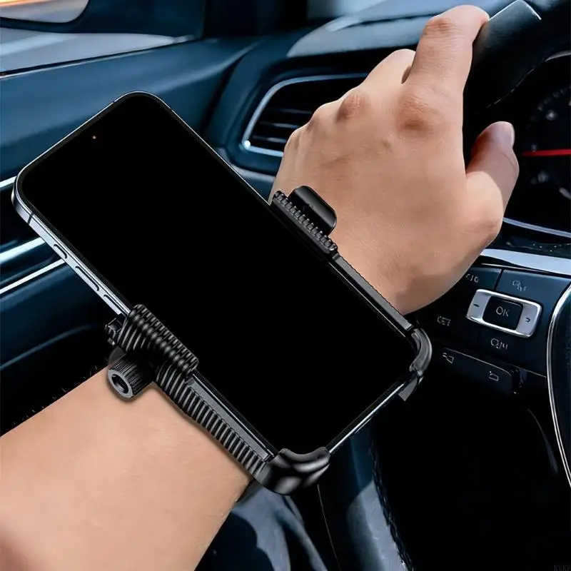 Soporte para teléfono de muñeca giratorio, apto correr y ciclismo - imagen 2
