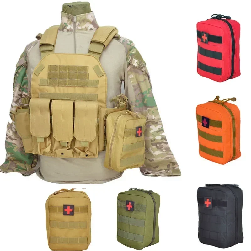 Bolsa táctica Molle para botiquín de primeros auxilios y emergencias - imagen 2