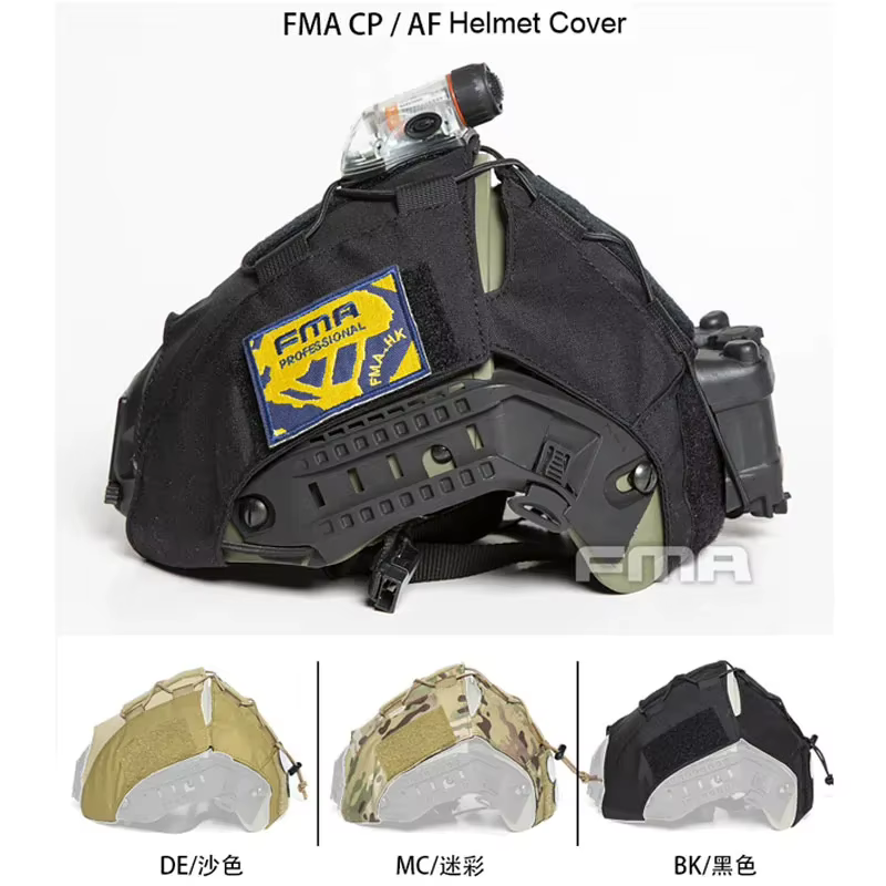 FMA Cubre-casco táctico 2 en 1 camuflaje Skin – talla grande - imagen 5