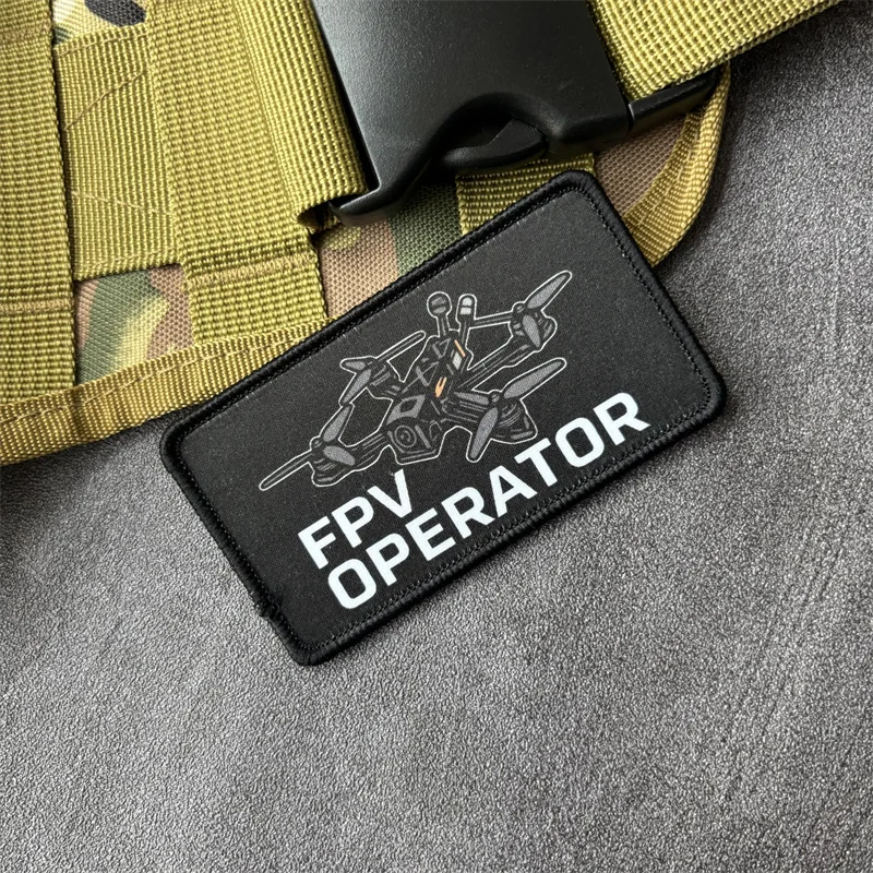 Parche táctico FPV Operator gancho y bucle para mochila - imagen 4