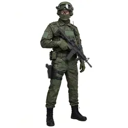 Uniforme táctico camuflaje hombre verde fuerzas especiales caza
