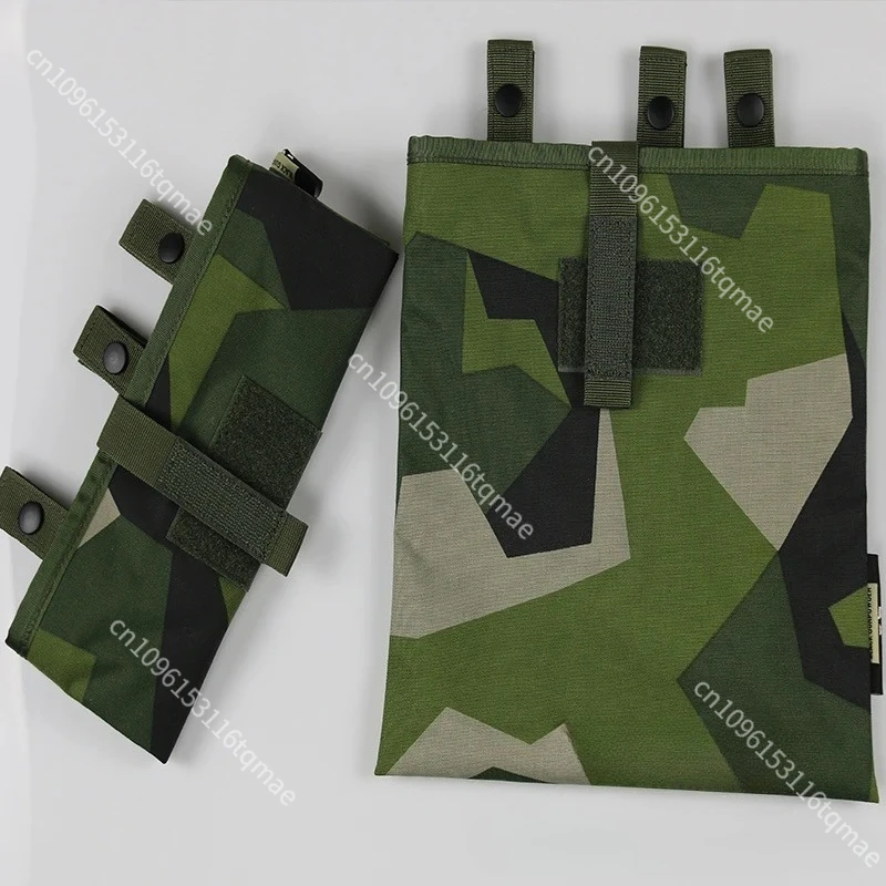 Bolsa táctica plegable impermeable camuflaje Sueco M90
