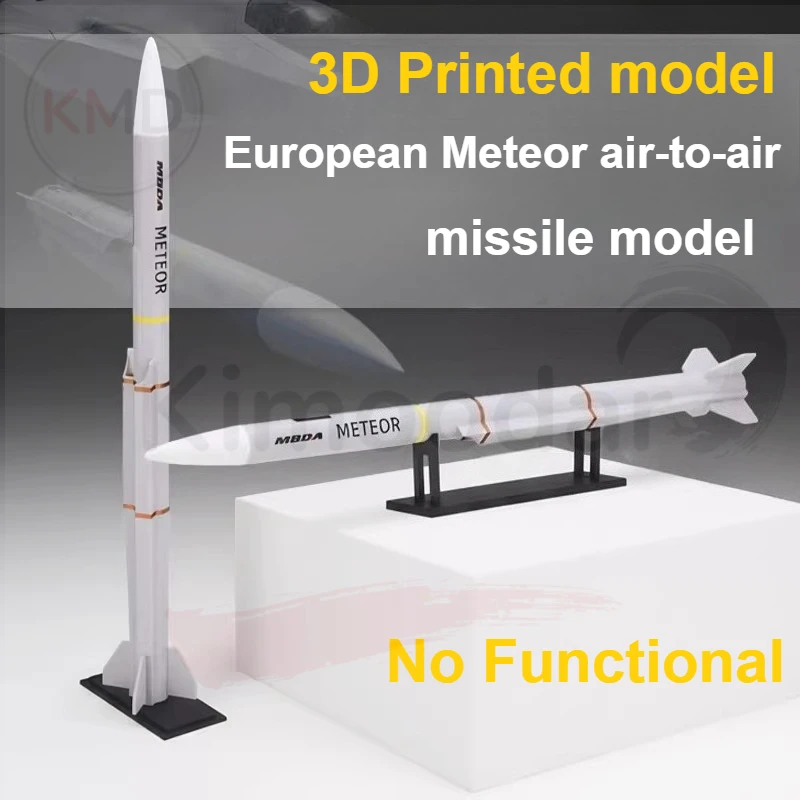 Modelo de misil aire-aire Meteor europeo 3D impreso estático - imagen 2