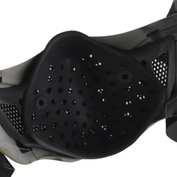 Máscara escorpión silicona transpirable para airsoft paintball