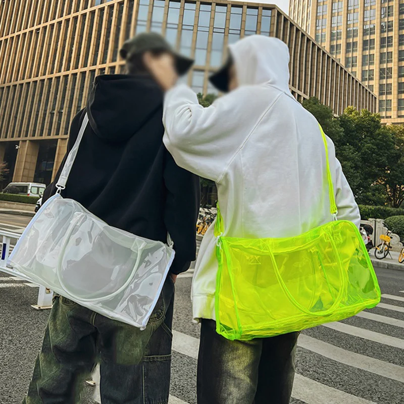 Bolsa transparencia PVC impermeable para gimnasio, Yoga y playa - imagen 4