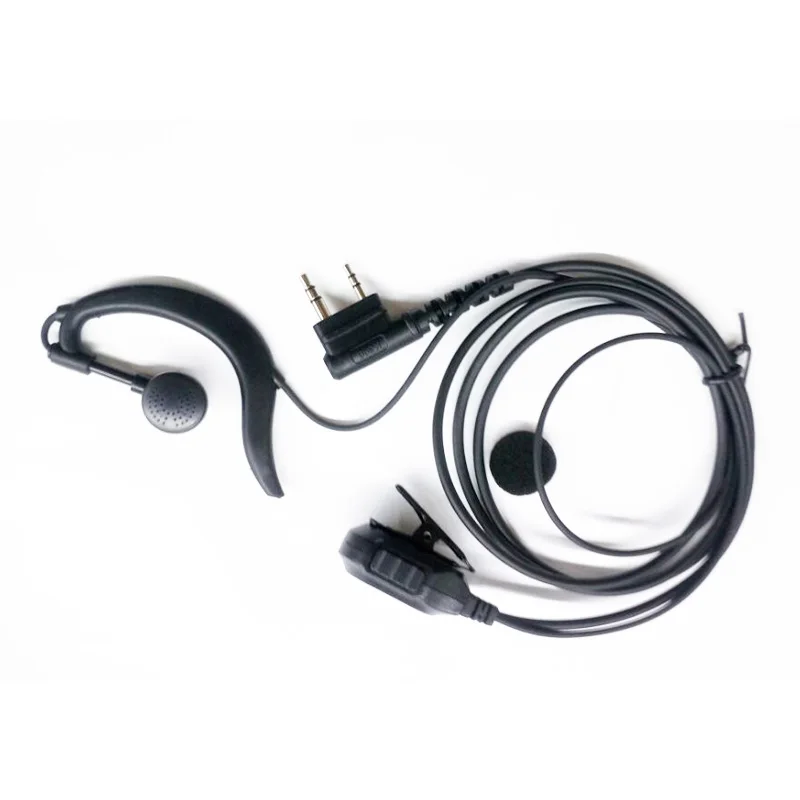 Auricular con micrófono y cable flexible