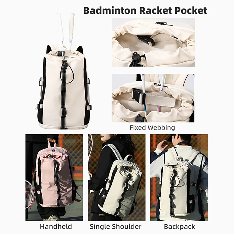 Mochila outdoor con cordón para portátil, gimnasio y viajes - imagen 3