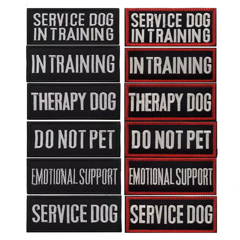 Parche MOLLE para perro de servicio – Bordado táctico profesional - imagen 5