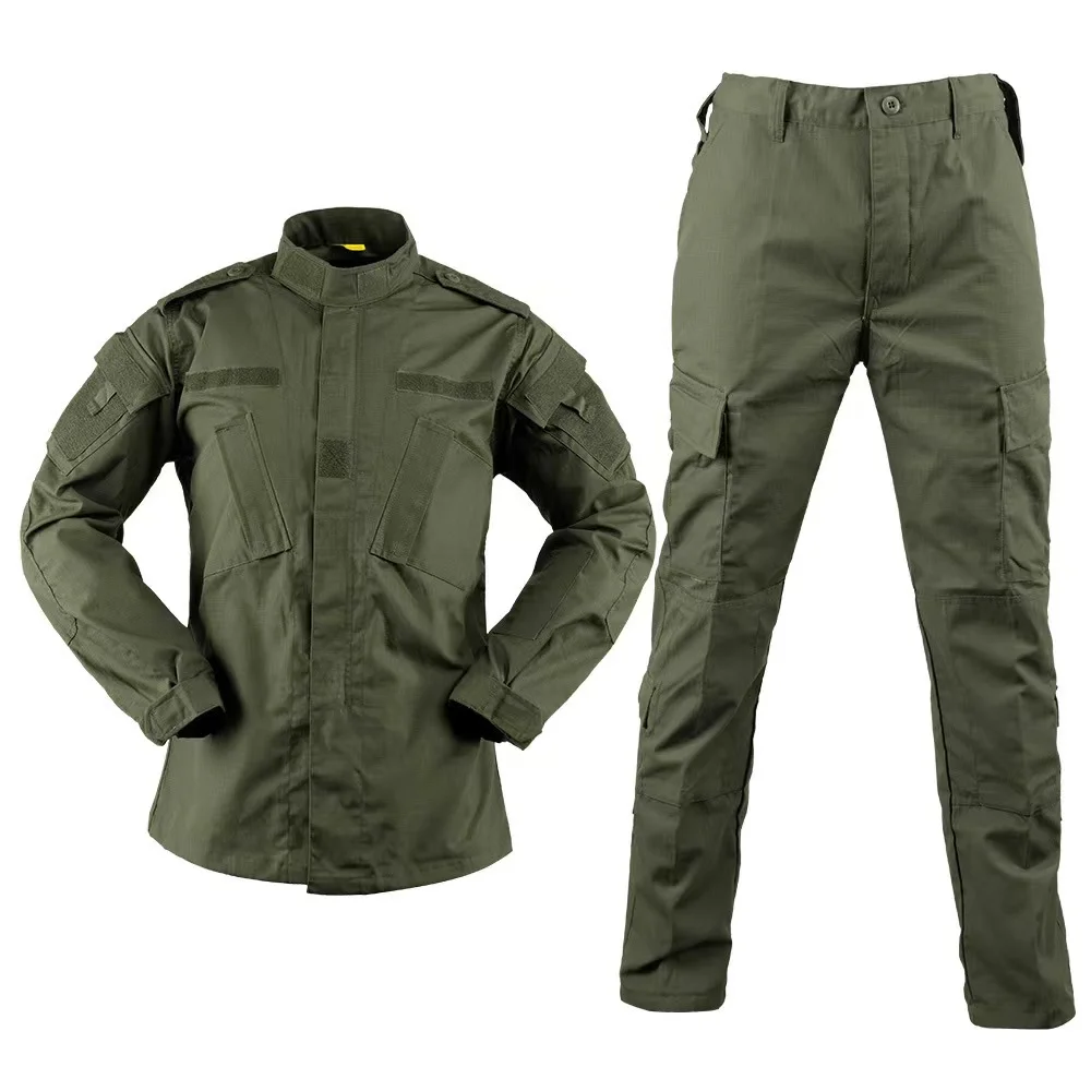 Uniforme táctico woodland para airsoft: chaqueta y pantalón