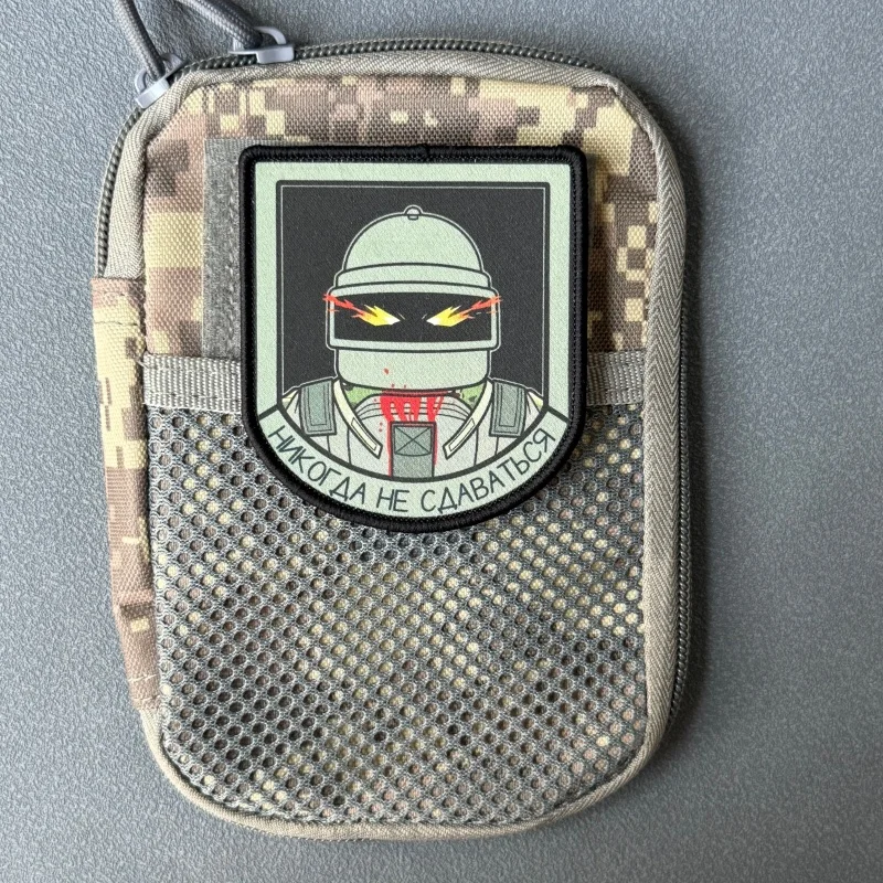 Parche táctico infantería para casco, gancho y bucle, moral