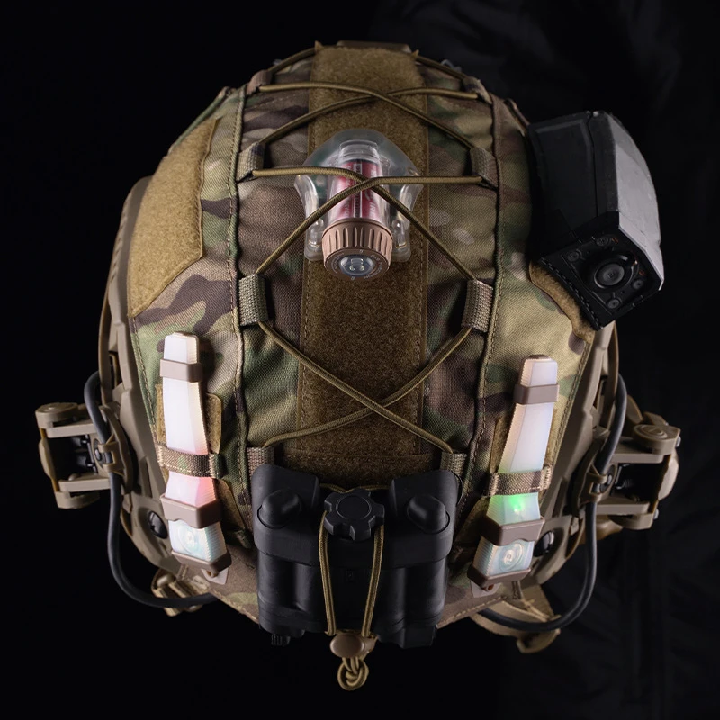 FAST funda táctica casco camuflaje ripstop con gancho y bucle - imagen 5
