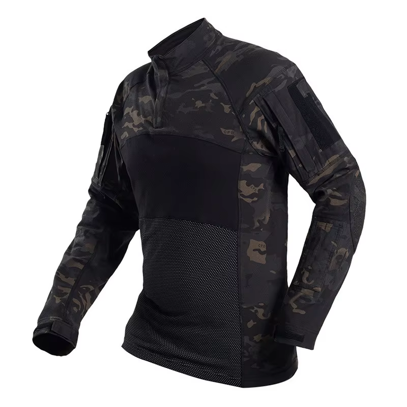 Camisa táctica de combate de manga larga MultiCam
