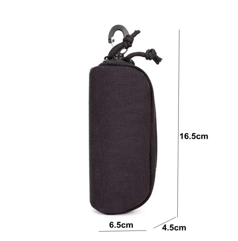 Bolsa táctica MOLLE para gafas EDC, colgante de cintura
