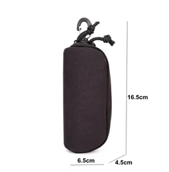 Bolsa táctica MOLLE para gafas EDC, colgante de cintura