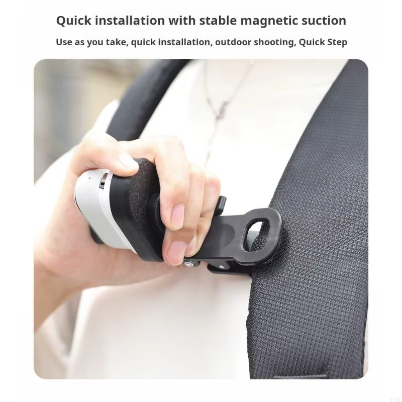 Soporte clip magnético para cámara de acción GO3S con rotación completa - imagen 4