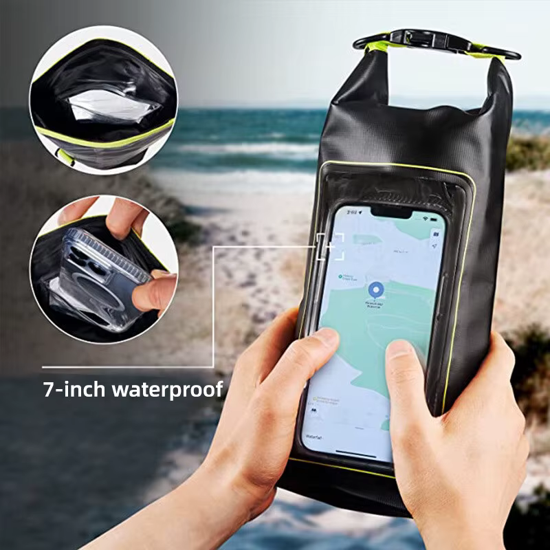 Bolsa seca impermeable: bolso con correa