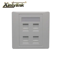 Toma RJ45 keystone blanca – Conector de red mural para pared