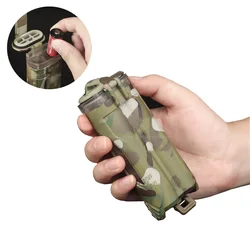 Caja táctica MOLLE para baterías 18650 CR123 AA/AAA