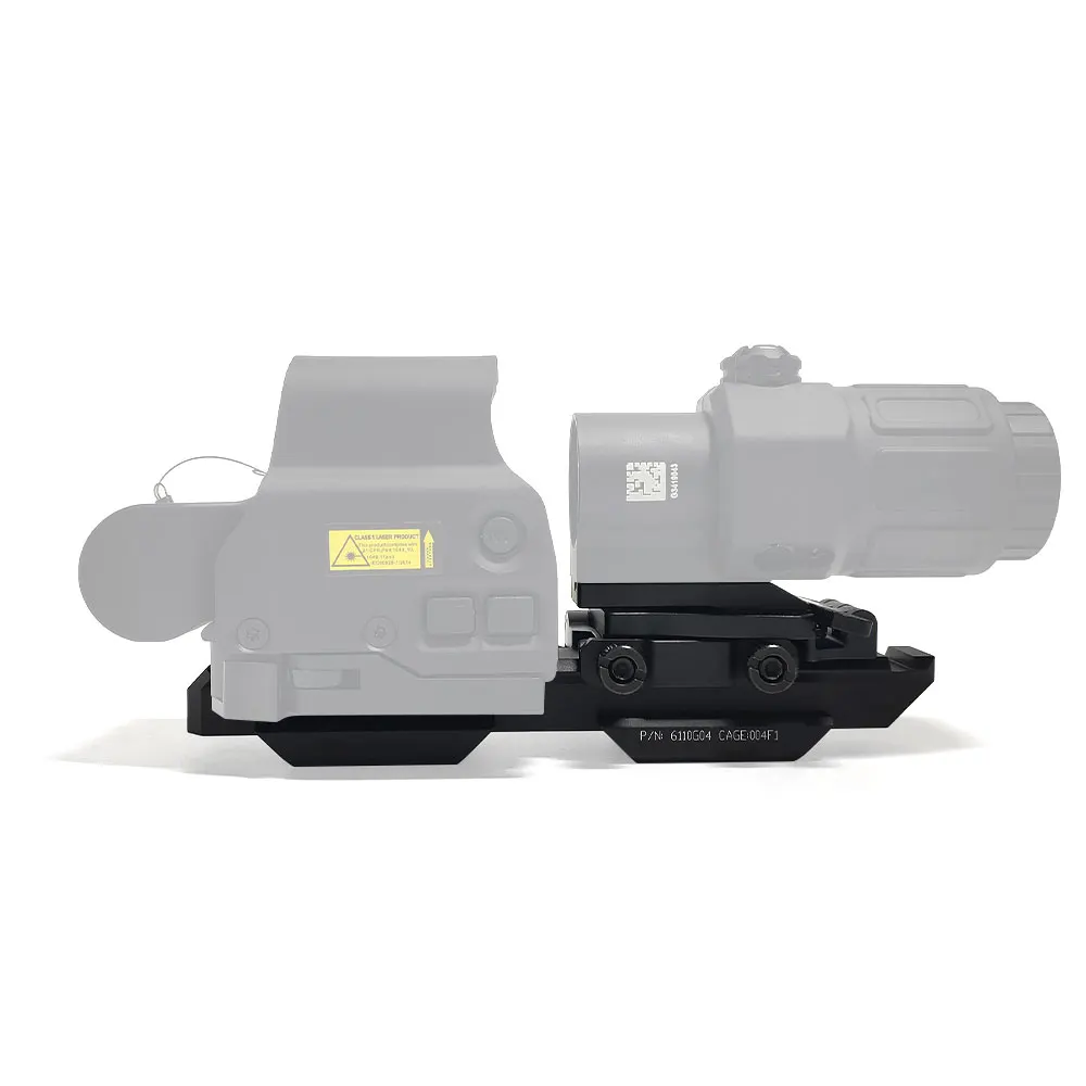 SOTAC Soporte abatible metal para lupa Eotech G33 táctico instalado en rail Picatinny