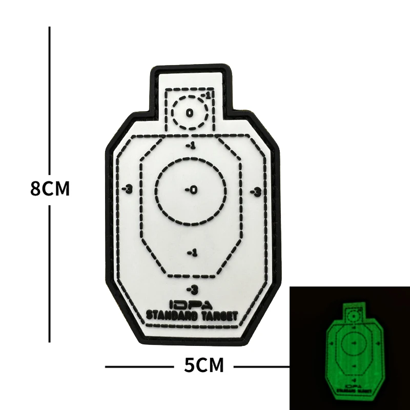 Parche táctico PVC 3D luminoso con gancho – Compatible MOLLE - imagen 5