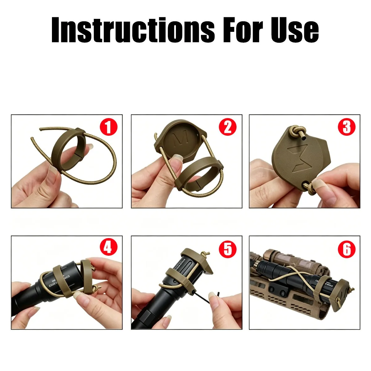 SureFire Protector de lente abatible para linterna - imagen 3