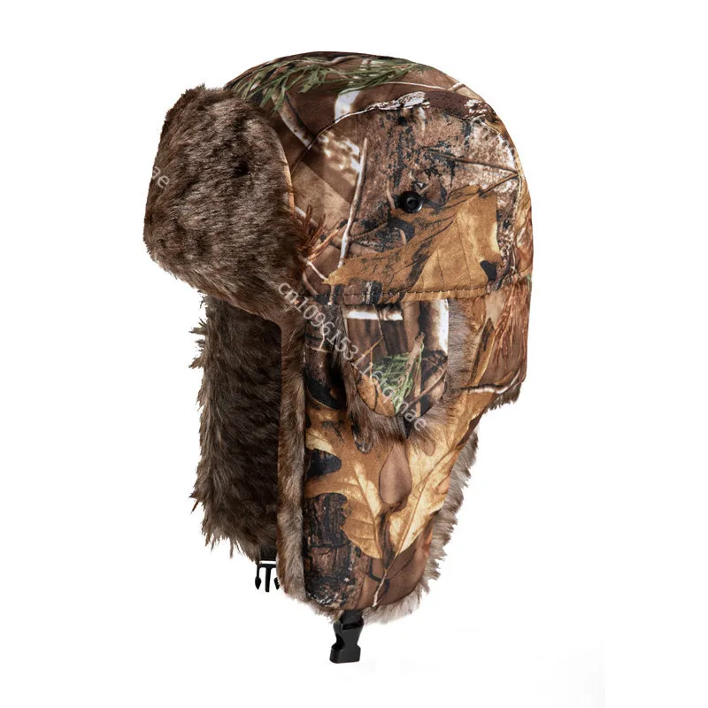Gorro Lei Feng Camuflaje Unisex Invierno Táctico Caza Outdoor - imagen 2