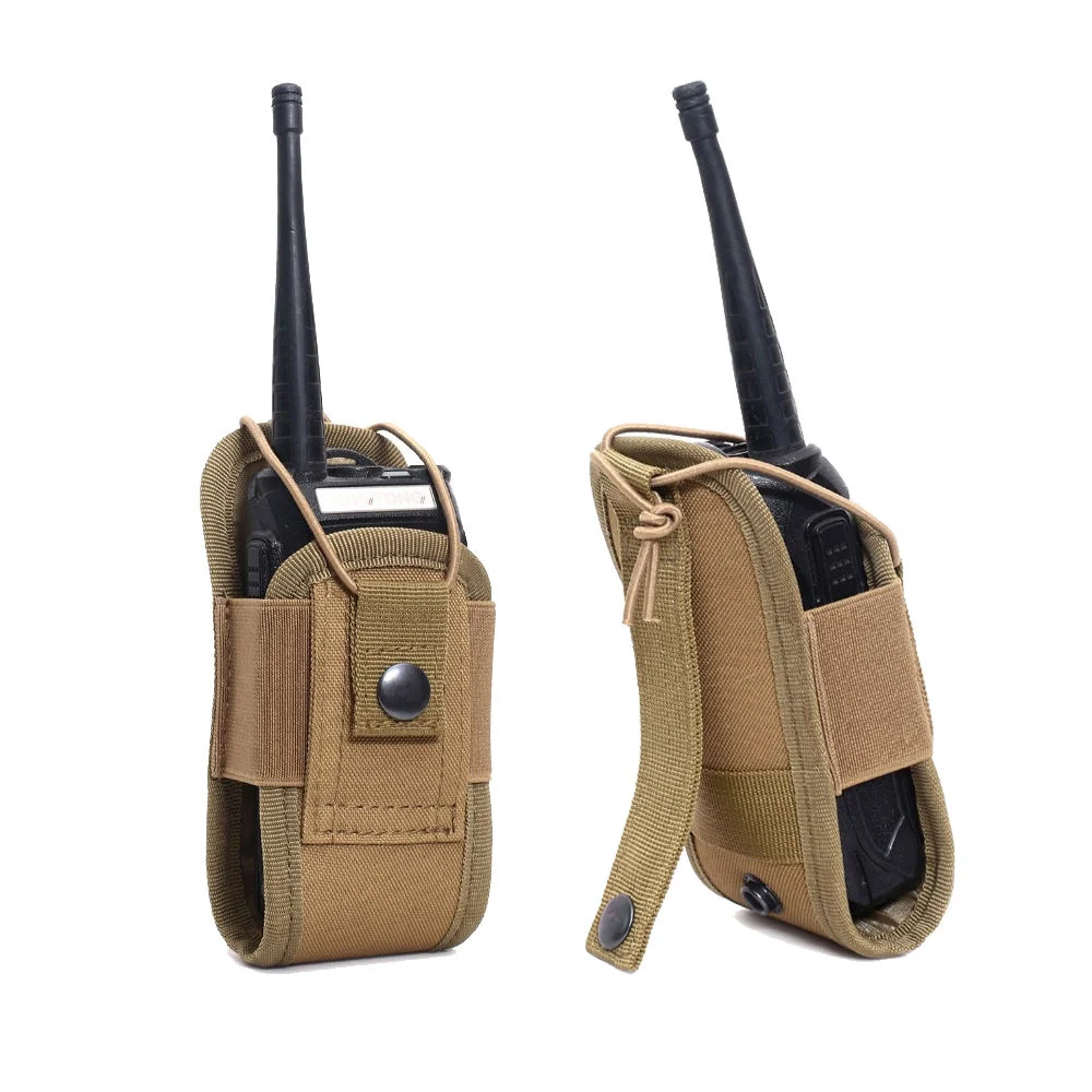 Bolsa táctica MOLLE radio walkie talkie cuchillo cinturón - imagen 5