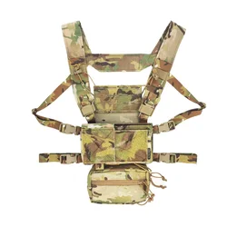 D3CRM MK4 Panel frontal MOLLE para chaleco táctico y teléfono