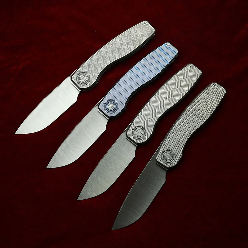 Sistema de rodamientos y perfil del cuchillo plegable