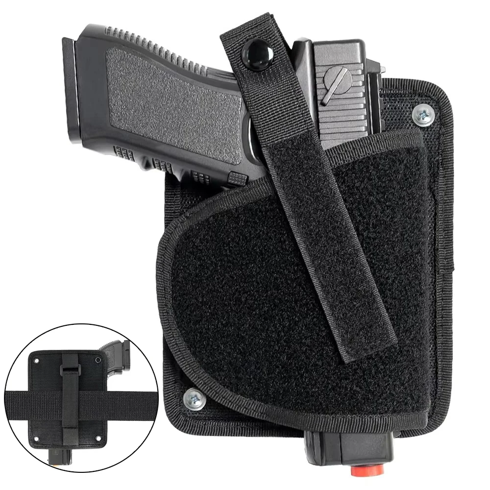 Funda táctica de pistola con panel MOLLE oculta para coche y pared - imagen 2
