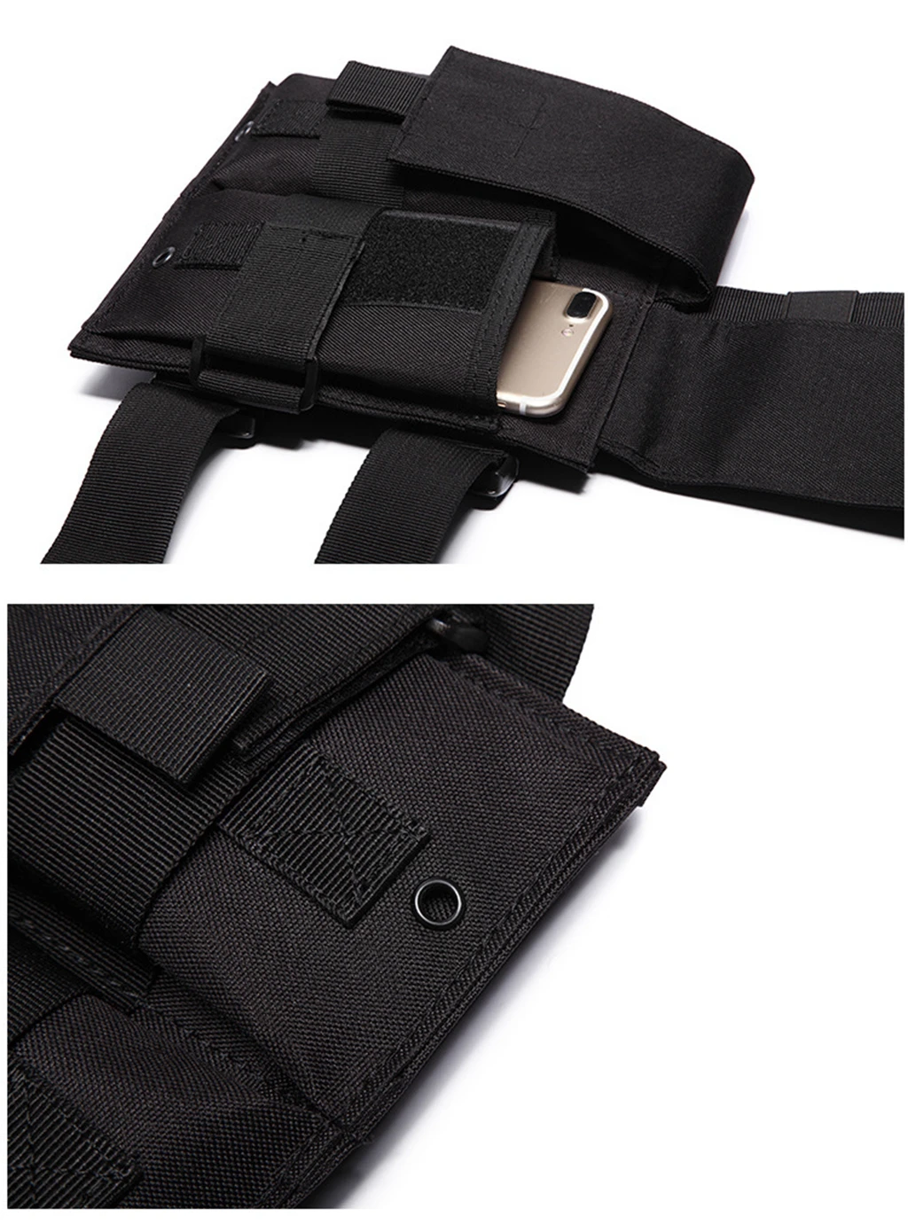 Panel Molle trasero para accesorios