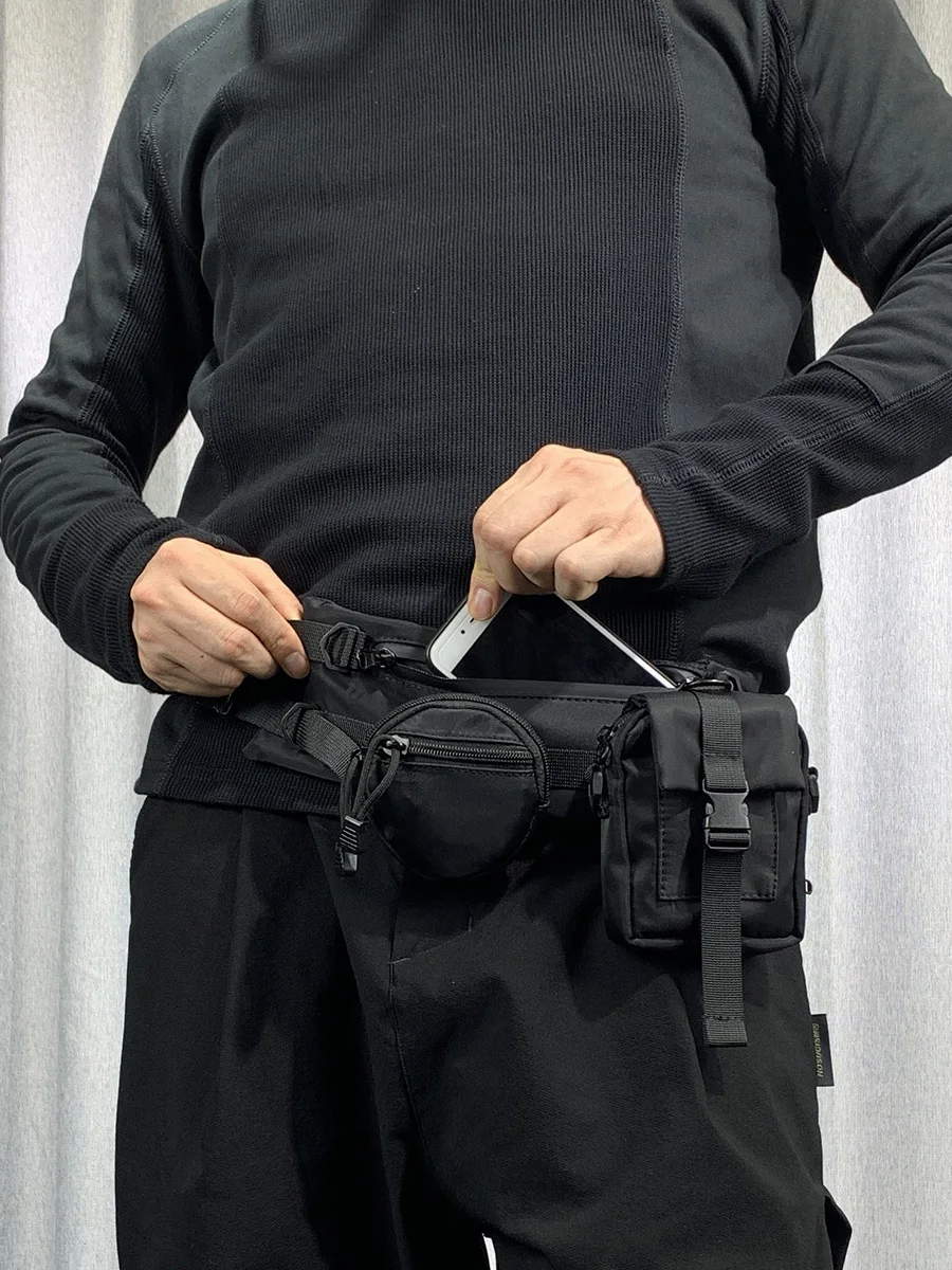 Riñonera táctica bolso de pecho desmontable porta zapatillas - imagen 4