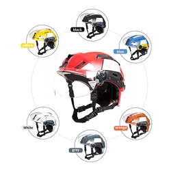 FMA EX SAR casco táctico rescue con soporte NVG ajustable
