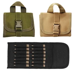 Porta cartuchos MOLLE táctico plegable para rifle en exteriores