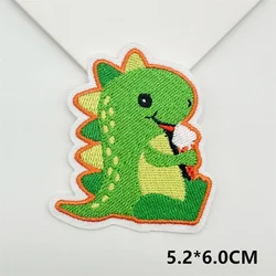 Parche bordado para ropa con dibujos de rayas, termoadhesivo