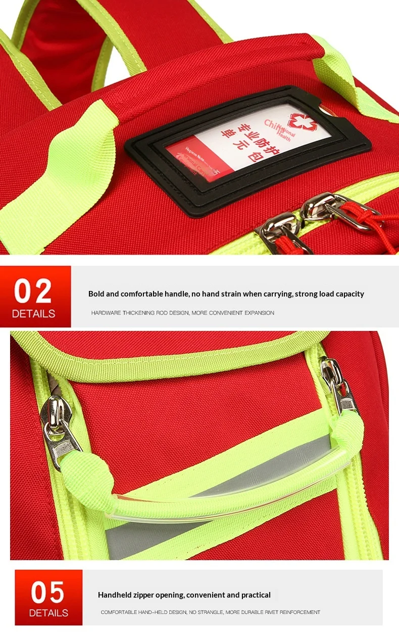 Mochila lista para transporte y almacenaje