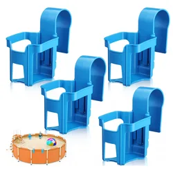 Soporte para bebidas de piscina con organizador de vasos y cervezas