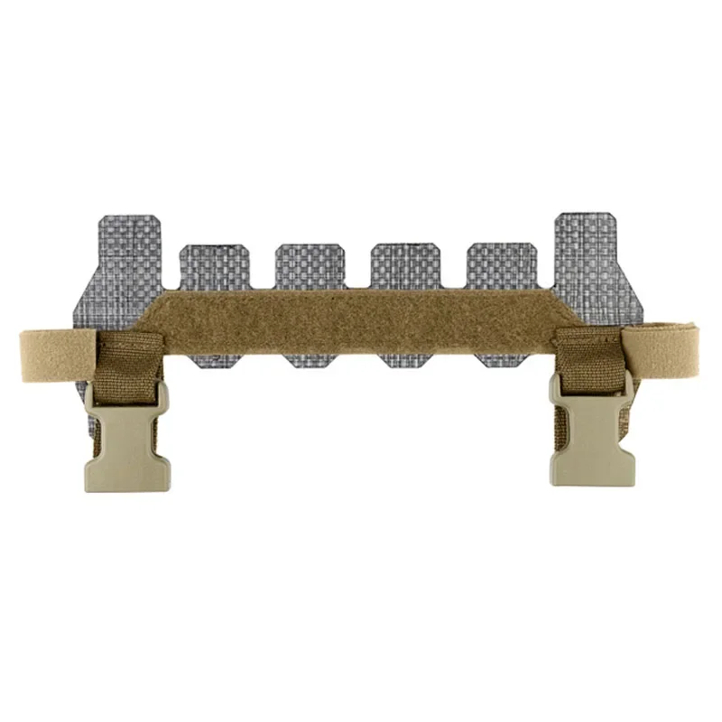 Placa MOLLE adaptadora para chaleco táctico de material compuesto