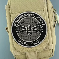 Parche táctico piloto dron bordado – Insignia moral militar ropa