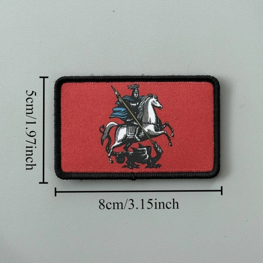 Parche Moral Táctico con Velcro – Advertencia para Equipo Militar - imagen 3
