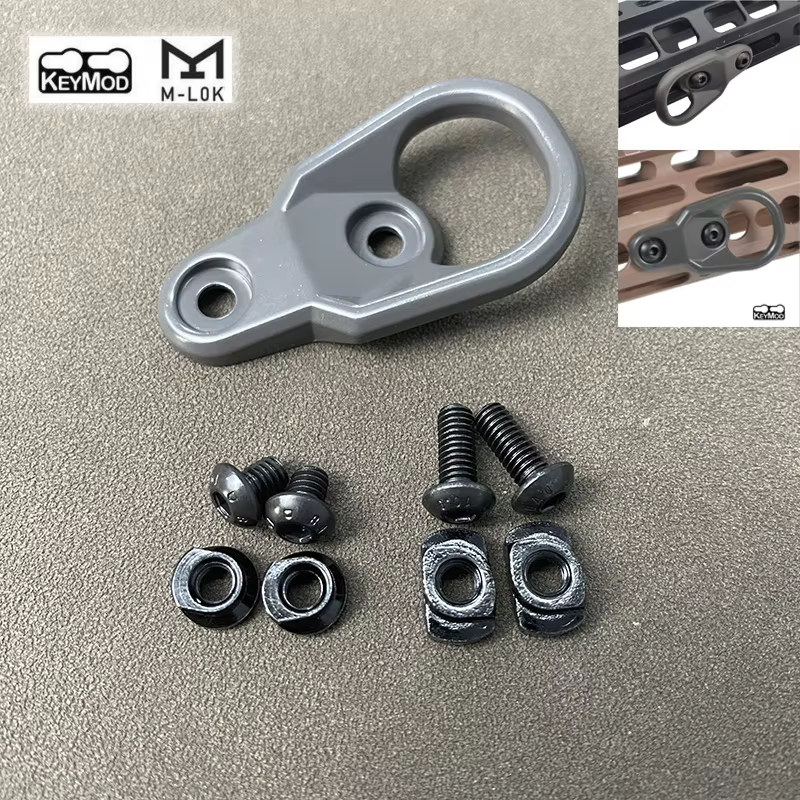 Adaptador táctico base metal M-LOK/KeyMod para eslinga