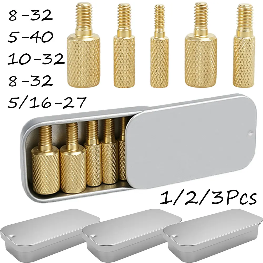 Adaptadores de rosca de latón para cepillos de limpieza de cañones - imagen 4