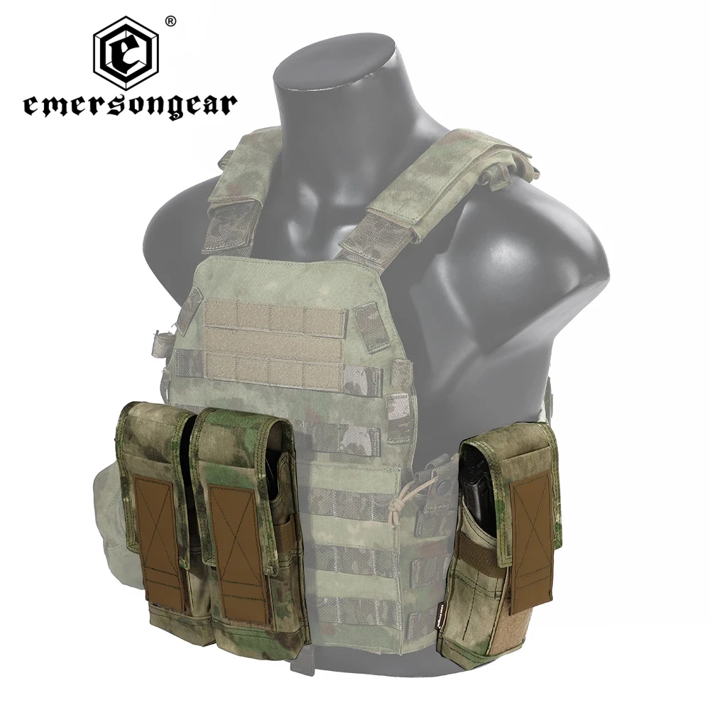 Portacargador táctico Emersongear AK 7.62 MOLLE con drenaje - imagen 3