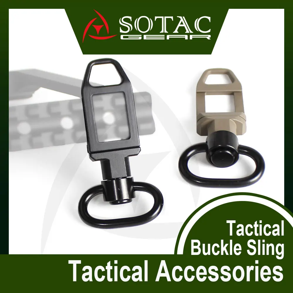SOTAC Hebilla QD giratoria para correa vertical, Keymod - imagen 2