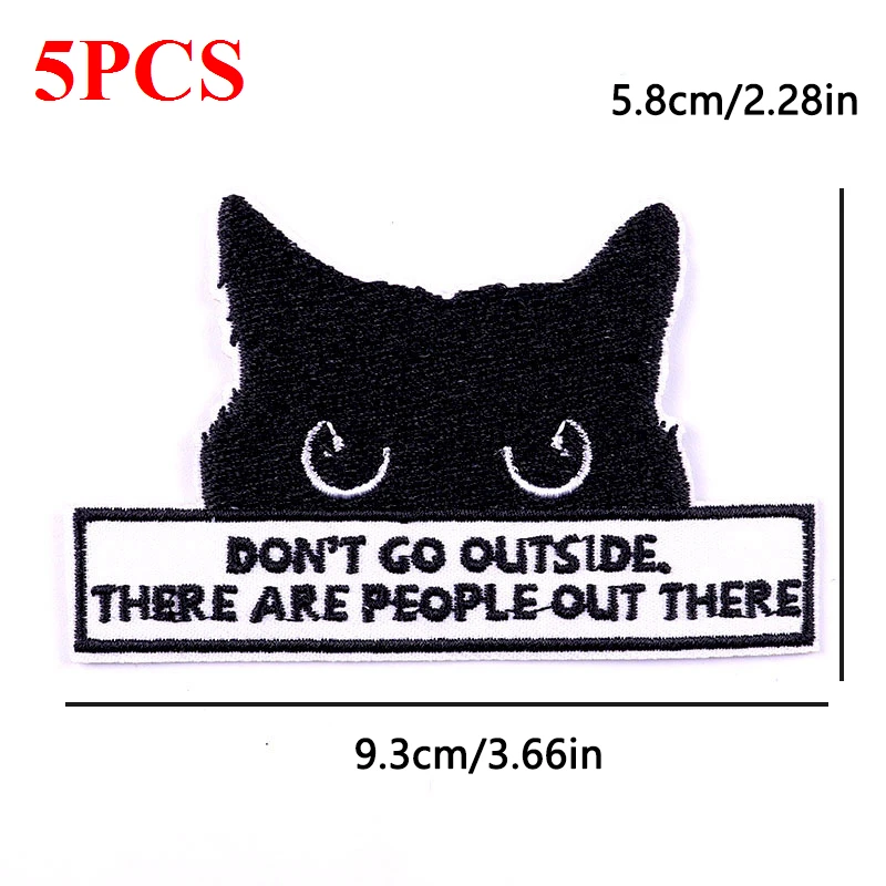 Parche bordado gato capa de fuego – termoadhesivo para planchar - imagen 2